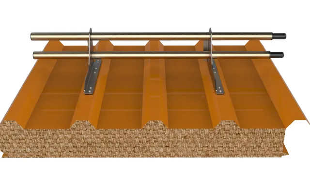  R6– Trapez /Sandviç Panel  Çatı Kar Tutucu Braketli (Eko ) 